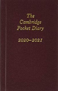 [Read] [PDF EBOOK EPUB KINDLE] The Cambridge Pocket Diary 2020-2021 by  University of Cambridge 💜