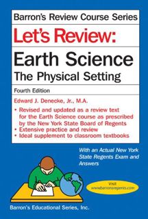[Access] [PDF EBOOK EPUB KINDLE] Let's Review Earth Science: The Physical Setting by  Edward J. Dene