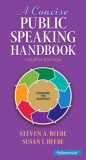 Read [EBOOK EPUB KINDLE PDF] A Concise Public Speaking Handbook (4th Edition) by  Steven A. Beebe &