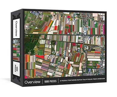 Get [EPUB KINDLE PDF EBOOK] Overview Puzzle: A 1000-Piece Jigsaw featuring Dutch Tulip Fields from O