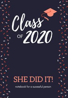READ EBOOK [PDF] She Did IT: Graduation Gift for Her  Notebook for a successful person  Lined Journ