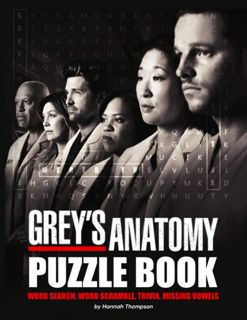 REad_E-book Grey's Anatomy Puzzle Book: As Much As You Love Ã¢Â€ÂœGrey's AnatomyÃ¢Â€Â  These Game