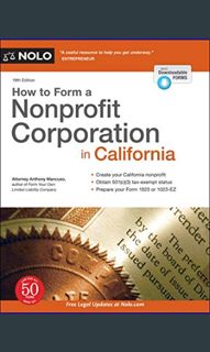 [READ EBOOK]$$ ⚡ How to Form a Nonprofit Corporation in California     Nineteenth Edition Onlin