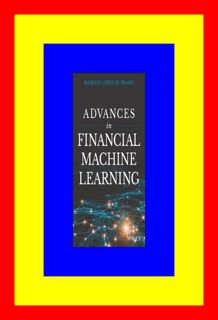 fr33 3PuuP Advances in Financial Machine Learning Ebook Reader Reviews By Marcos LÃ³pez de