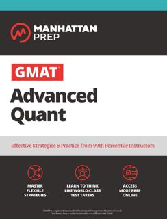 [READ EBOOK] PDF GMAT Advanced Quant: 250+ Practice Problems & Online Resources (Manhattan Prep GMA