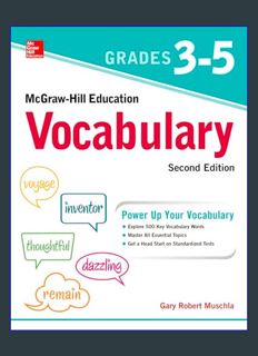 Epub Kndle McGraw-Hill Education Vocabulary Grades 3-5, Second Edition     Paperback – December 10,