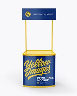 93+ Download Free Promo Stand Mockup - Front View Outdoor Advertising Mockups PSD Templates