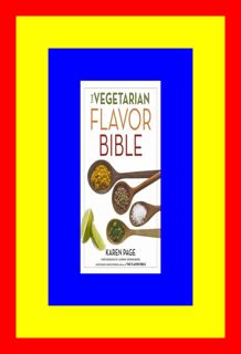 PDF Ebook Full Series The Vegetarian Flavor Bible The Essential Guide to Culinary Creativi