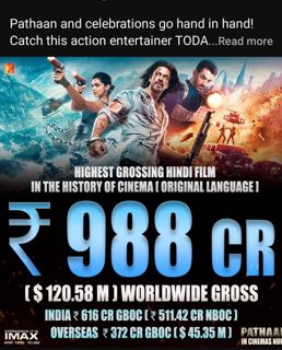 Pathaan Box Office Collection Day 26: महीने भर में भी नहीं कम हुआ शाहरुख की 'पठान' का क्रेज, संडे को