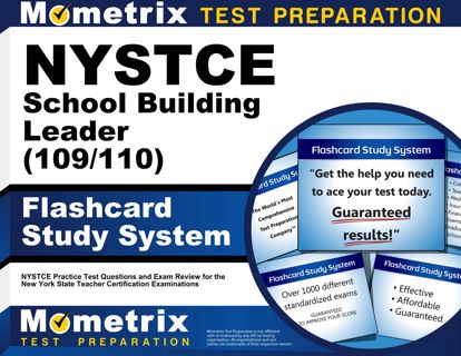 Download))   NYSTCE School Building Leader (109/110) Flashcard Study System  NYSTCE Practice Test