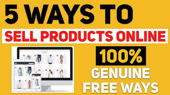 There are several ways to sell products online for free.
