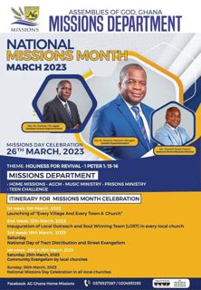 Assemblies Of God Ghana Missions Kickstarts In March 5th