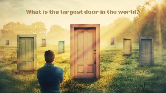 What is the largest door in the world?