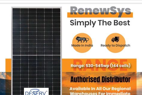 Renewsys Solar Panel Distributors - Whole Solar