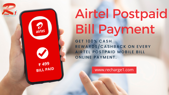 Airtel Postpaid Bill Payment | Airtel Postpaid Bill Payment Online - Recharge1.com