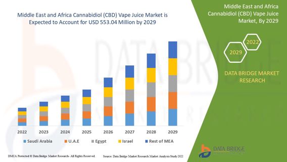 Middle East and Africa Cannabidiol  Vape Juice Market  Size with Growth Opportunities