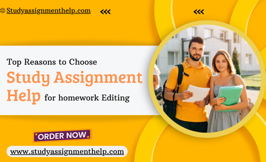 Top Reasons to Choose Study Assignment Help for homework Editing