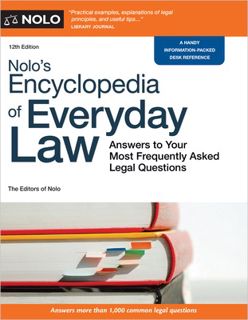 Read Nolo's Encyclopedia of Everyday Law: Answers to Your Most Frequently Asked Legal Questions Auth