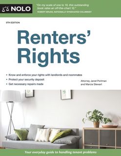 #Book by Janet Portman Attorney: Renters' Rights