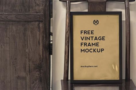229+ Free Download Vintage Frame Mockup Psd Template