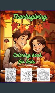 {READ} 🌟 Thanksgiving Coloring Book for Kids     Paperback – October 28, 2023 Book