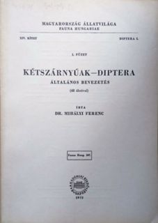 Letöltés PDF Kétszárnyúak - Diptera (Általános bevezetés - Magyarország állatvilága - Fauna Hungaria