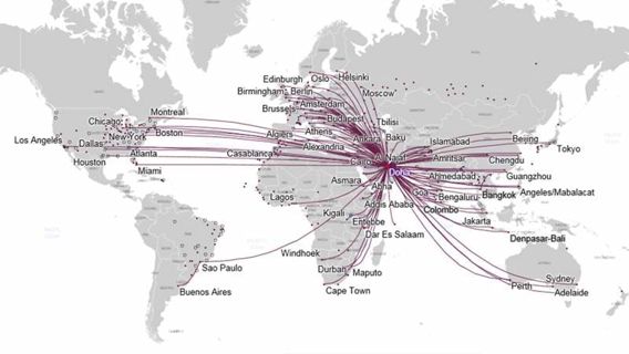 Qatar Airways Destinations Around the World