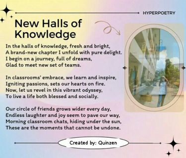 New Halls of Knowledge