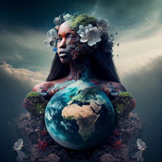 Guardian of Life: Mother Earth's Everlasting Embrace