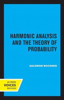 [EPUB] Download Harmonic Analysis and the Theory of Probability