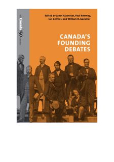 Read Canadas Founding Debates (The Canada 150 Collection) by  FREE