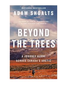 Read Beyond the Trees: A Journey Alone Across Canadas Arctic by  FREE