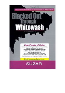 #Book by : Blacked Out Through Whitewash: Exposing the Quantum Deception/Rediscovering and