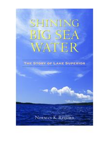 [Books] Download Shining Big Sea Water: The Story of Lake Superior by  Full Version
