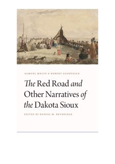 [Books] Download The Red Road and Other Narratives of the Dakota Sioux (Studies in the Anthropology