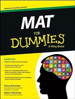 [ePUB] Donwload MAT For Dummies BY: Vince Kotchian (Author),Edwin Kotchian (Author) @Online=