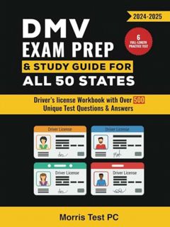 [EPUB/PDF] Download DMV Exam Prep & Study Guide for all 50 States 2024-2025: Driver’s license Workbo