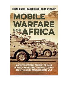 [PDF]❤️Online❤️ by : Mobile Warfare for Africa: On the Successful Conduct of War