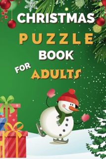 [EPUB/PDF] Download Christmas Puzzle Book For Adults: Includes Crosswords, Wordsearch, Sudoku, Quiz,