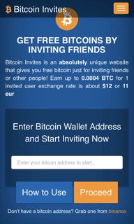 #bitcoininvites - earn $50 in btc in 5 minutes!
earn free bitcoins with bitcoin invites! just invit