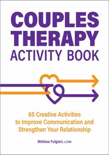 Download [ebook] Couples Therapy Activity Book: 65 Creative