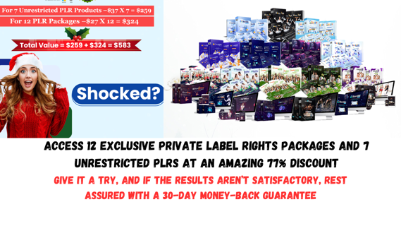 Christmas PLR Firesale Review: Unlock 77% Off Exclusive Rights Packages Now!