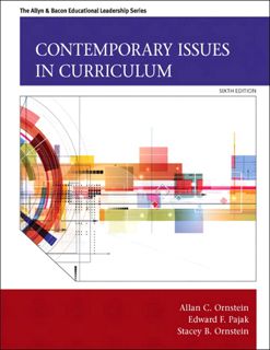 ((Read_[P.D.F])) Contemporary Issues in Curriculum (Allyn & Bacon Educational Leadership)