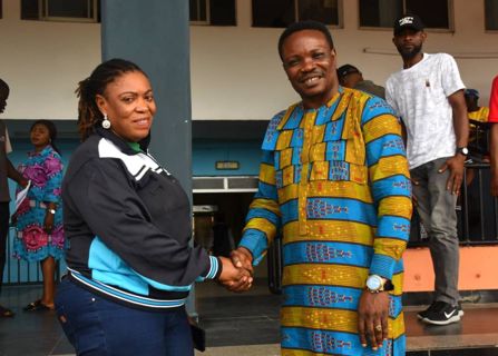 HON. AGNES ATSU PRAISES TIMELY VISIT BY HOPE OF GLORY FC.