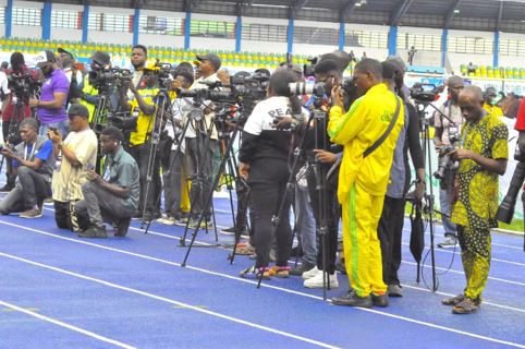 Asaba Agog As Capt. Eche Amos Blow Hot Ahead of Northern Vs Southern Journalists Football match