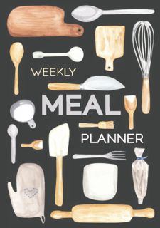 Read Weekly Meal Planner: 52 Week Food Planner & Grocery List with Pantry and Freezer Inventory and