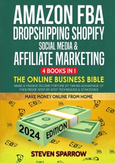 ??(^PDF)- DOWNLOAD??? BOOK Amazon FBA, Dropshipping Shopify, Social Media  Affiliate Marketing: The