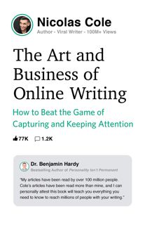 ((download_[p.d.f])) The Art and Business of Online Writing: How to Beat the Game of Capturing and