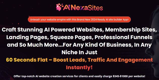 AI NexaSites Review - Use Website Builder to create any professional website.