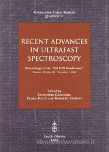 Scarica Epub Recent advances in ultrafast spectroscopy. Proceedings of the 12/th UPS Conference (Flo